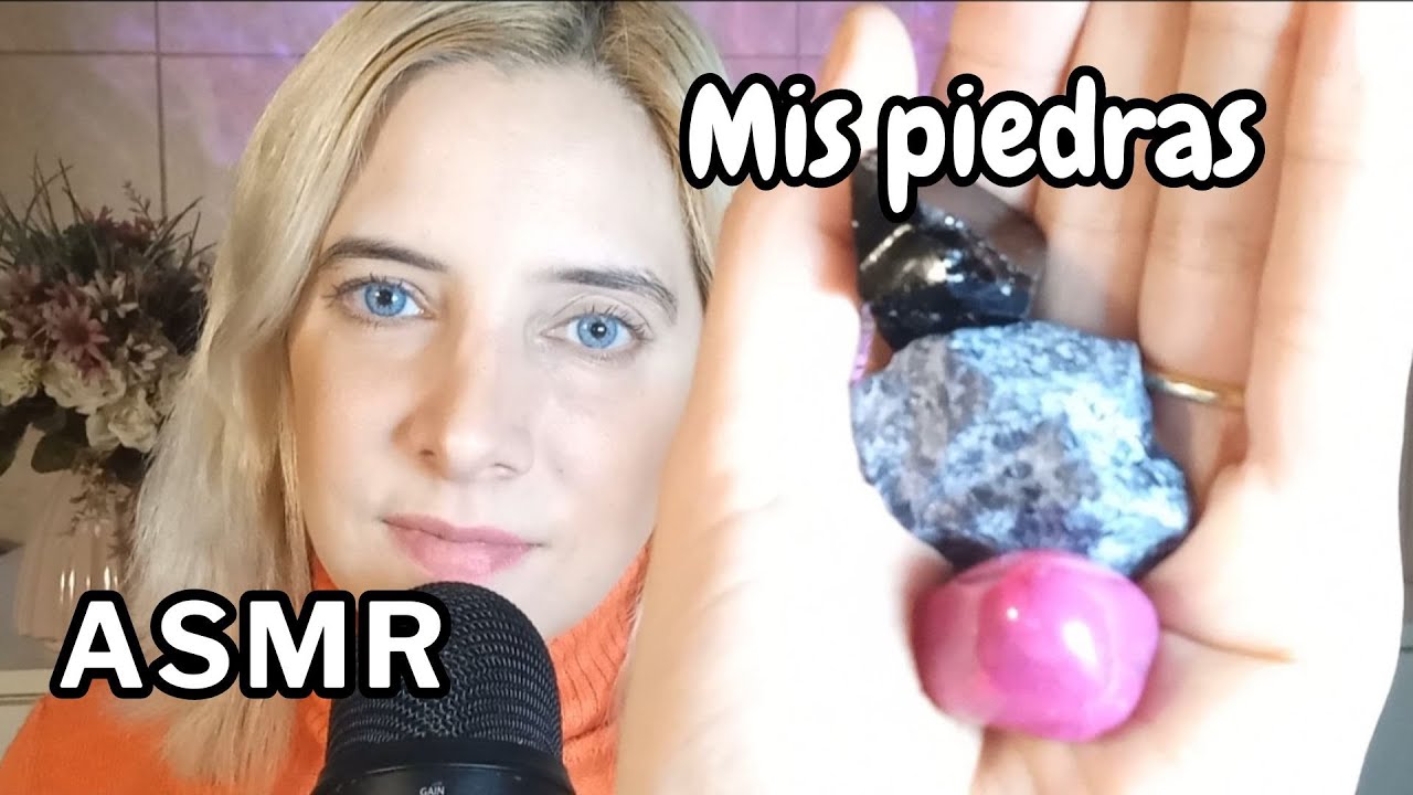 ASMR te muestro mi COLECCIÓN DE PIEDRAS/CRISTALES 💎