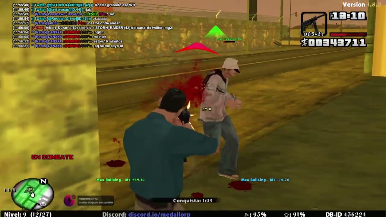 Medallo RP #1 (8 vs 3 termina siendo 8 vs 1)