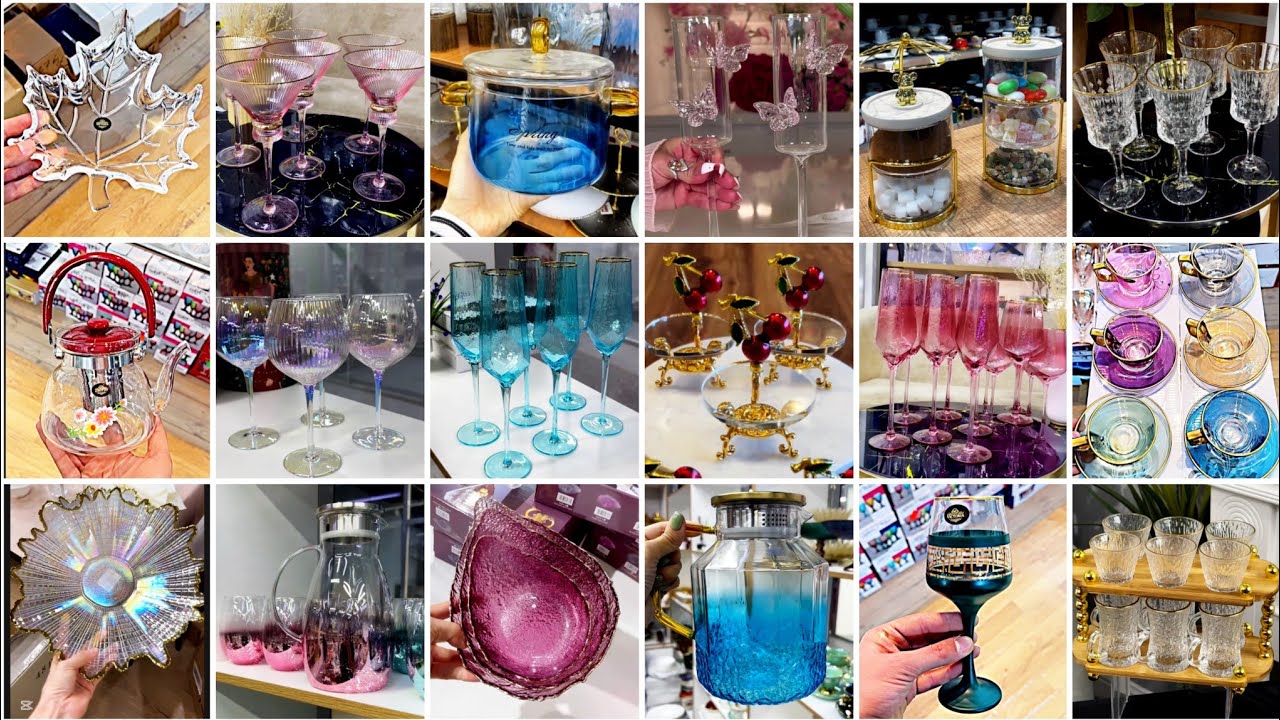 "Glassware Goals 😍""Stunning Collection 🤩""Must See! 👀" 🤯""Stunning Collection"You'll Love It! ❤️"
