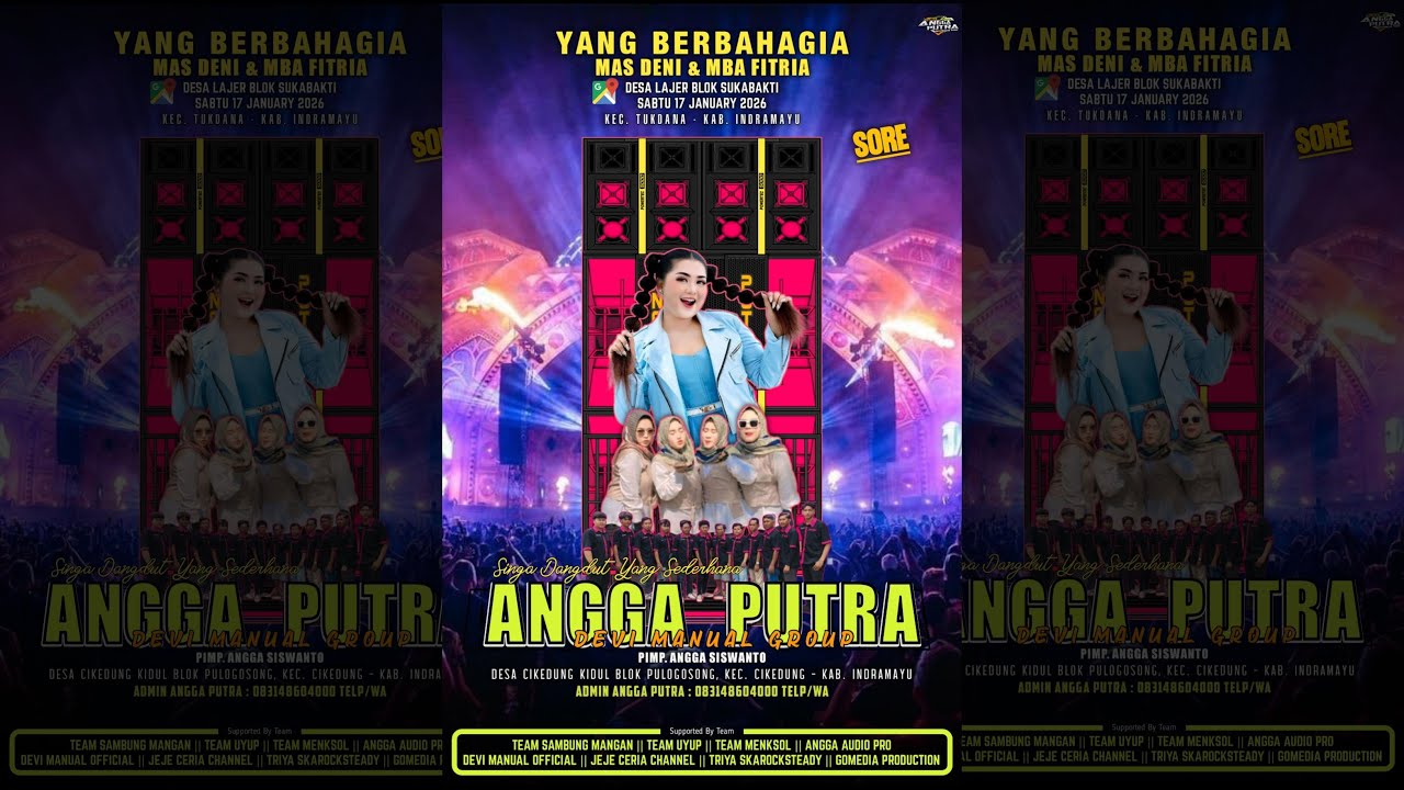 LIVE YANG SEDERHANA ANGGA PUTRA | SHOW LAJER TUKDANA | 17 JANUARI 2026
