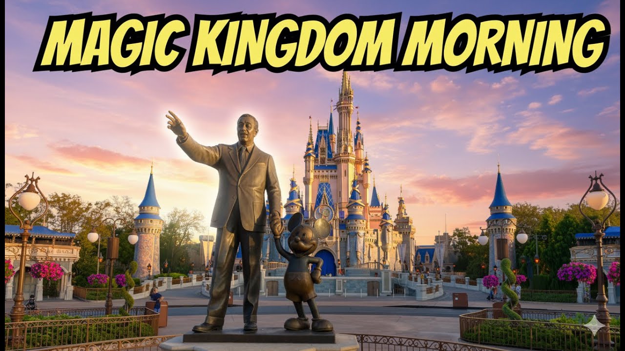 🔴 LIVE Magic Kingdom Morning - Enjoying a Relaxing Morning and Afternoon