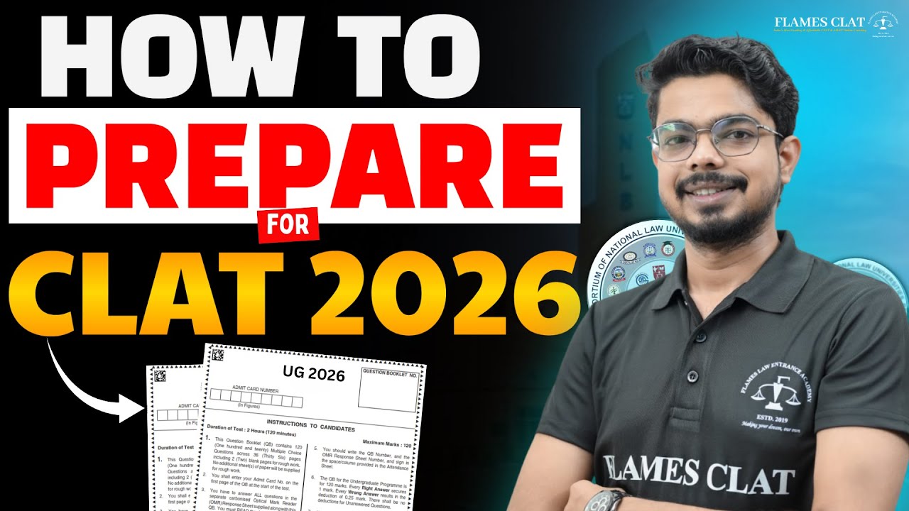 How to Prepare for CLAT 2026 | Coaching vs Self Study | Shanu Sir | FLAMES CLAT