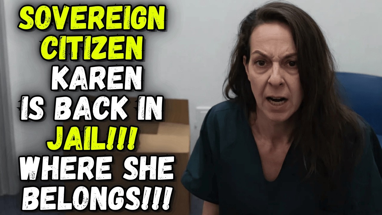 Sovereign Citizen Karen Melts Down Again—Judge Sends Her Straight Back to Jail! #SovereignCitizen