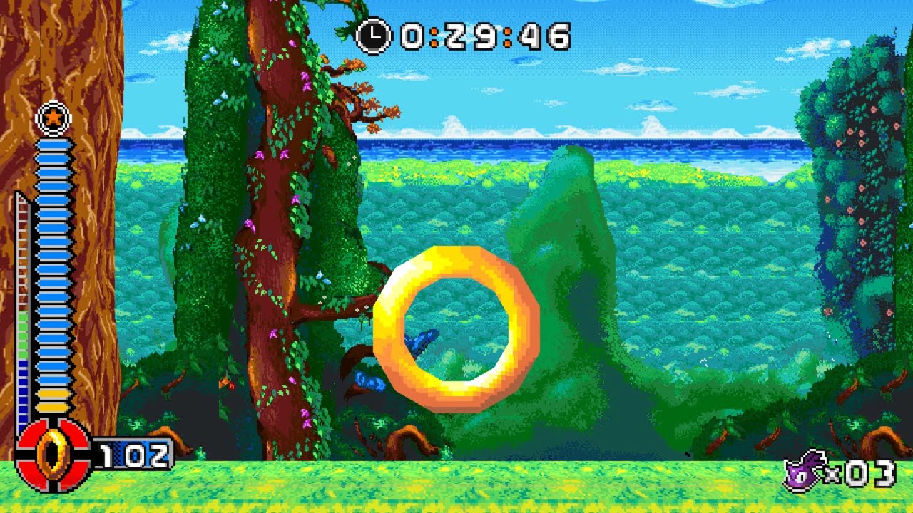 Sonic Rush Rerun: Leaf Storm Act 1 speedrun in 29.46 (Blaze)