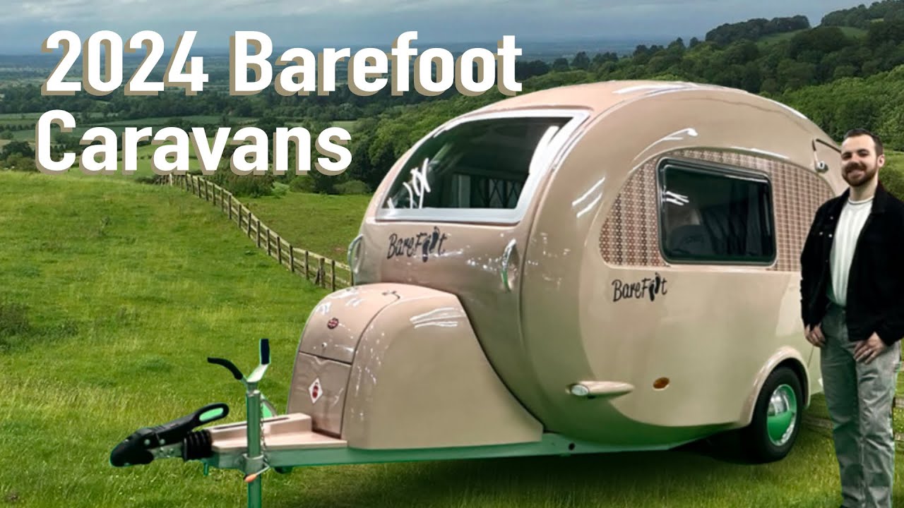 Really Cool Fibreglass Caravan! Barefoot caravan tour, review and interview with Cathy Chamberlain