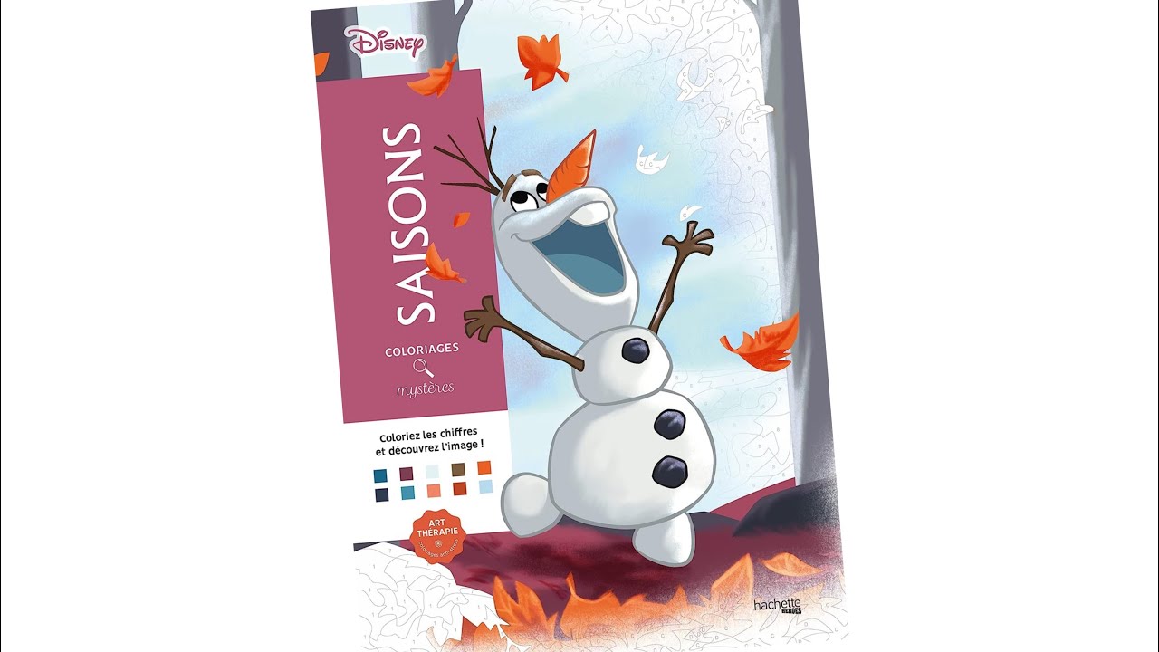 Speed coloring Coloriage mystère saison