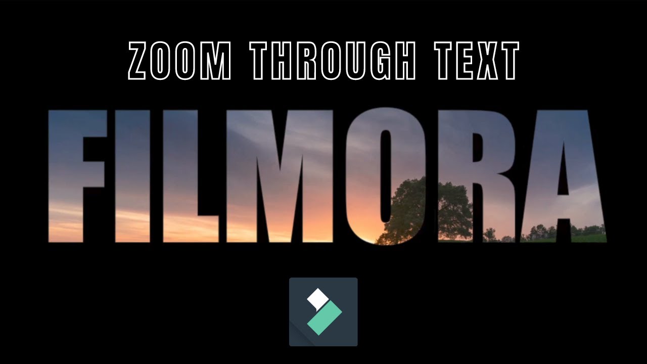 Создайте эффект масштабирования текста в Filmora!