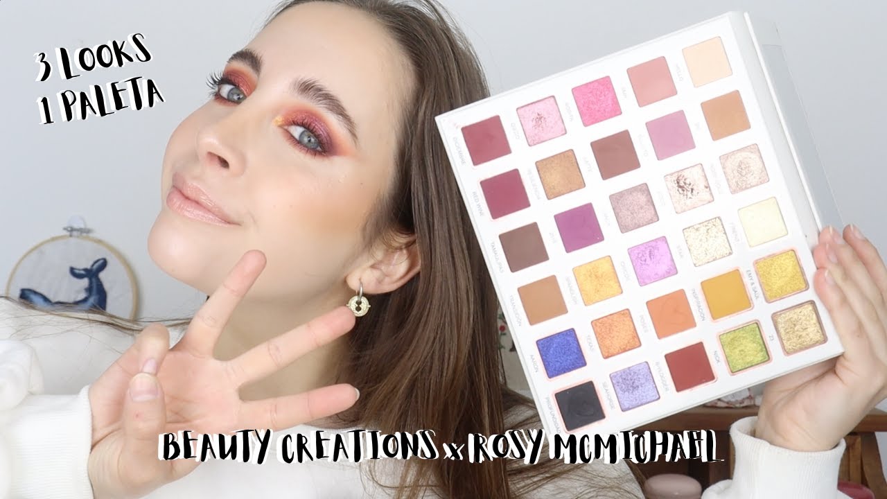 🌼ROSY MCMICHAEL x BEAUTY CREATIONS 🌼3 LOOKS 1 PALETA!🌼 - Ro Contardo