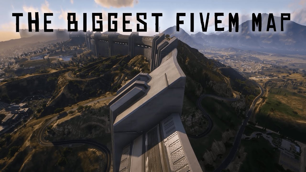 The Border Wall - The Largest MAP Ever Released in FiveM!