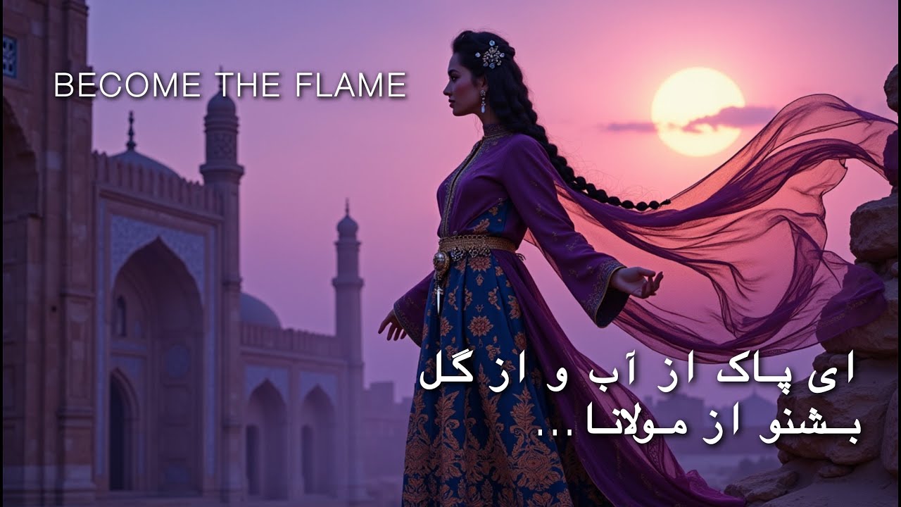 ای پاک از آب و از گل | Embrace the Fire of Love | Rumi  - مولانا