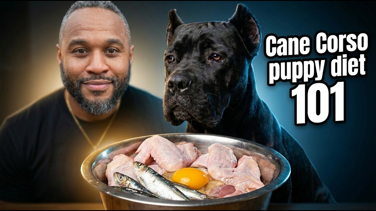 Cane Corso First Raw Feeding (Raw Feeding ASMR)