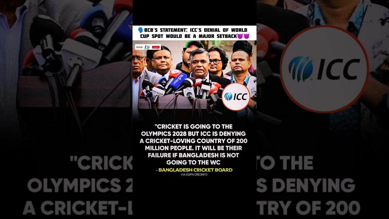 icc denial of world cup spot would be a major setback: bcb president 