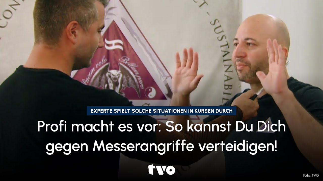 Profi macht es vor: So kannst Du Dich gegen Messerangriffe verteidigen!