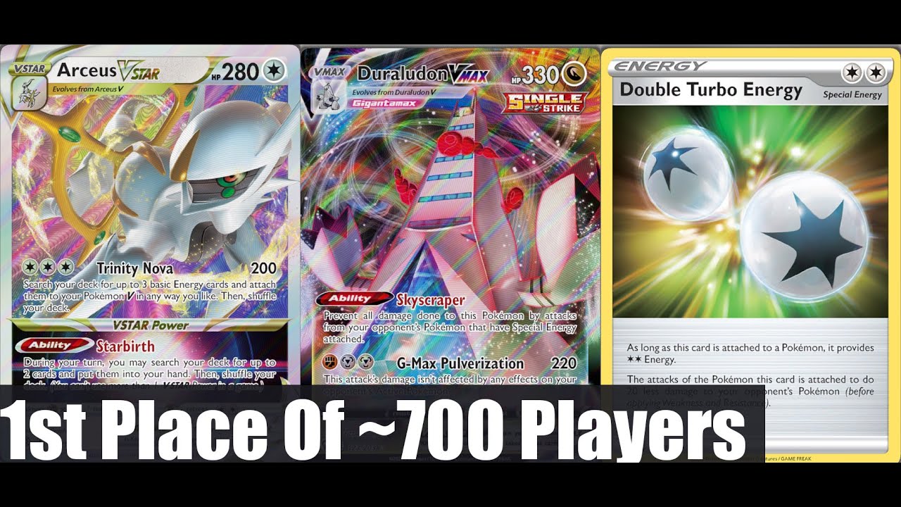 1st Place ARCEUS Vstar & DURALUDON Vmax Deck