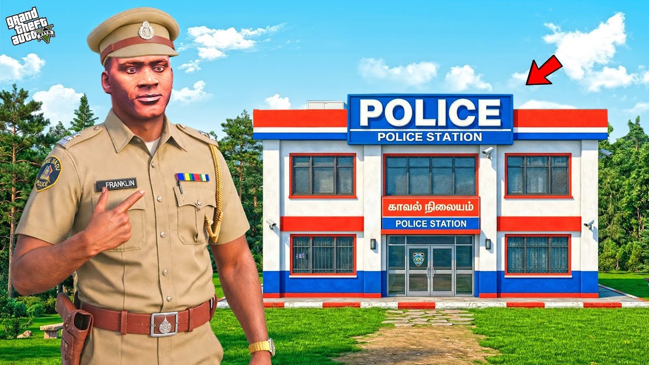Franklin & Chithappu Become a Village Police Officers in Gta 5 
