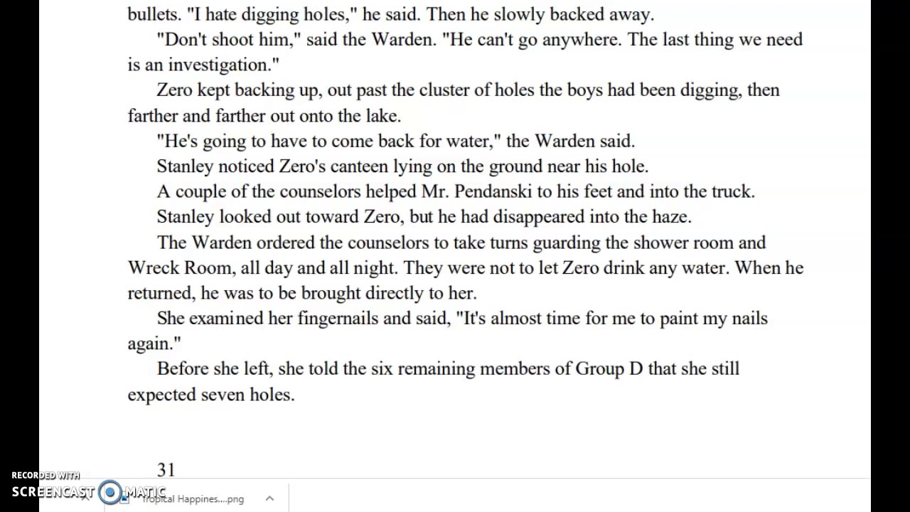 Holes Ch. 26-30 Part 3