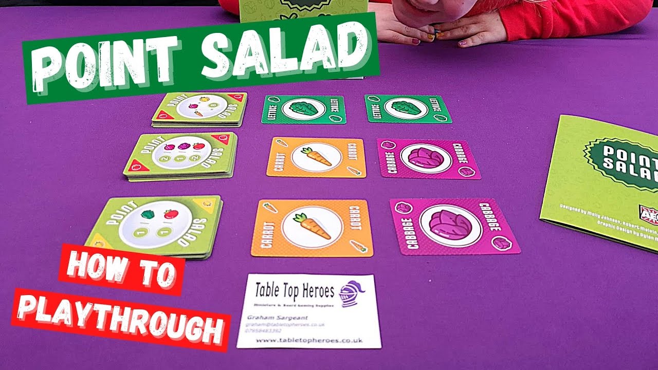 Point Salad: How to playthrough - All Around The Board