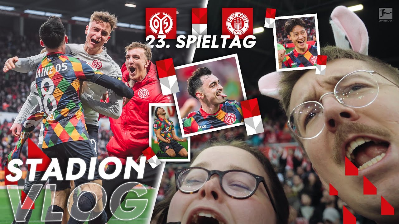 FASTNACHTSDREIER! 🔴⚪🔵🟡 1. FSV Mainz 05 - FC St. Pauli | ⚽ Stadion-VLOG 📹 | 24/25