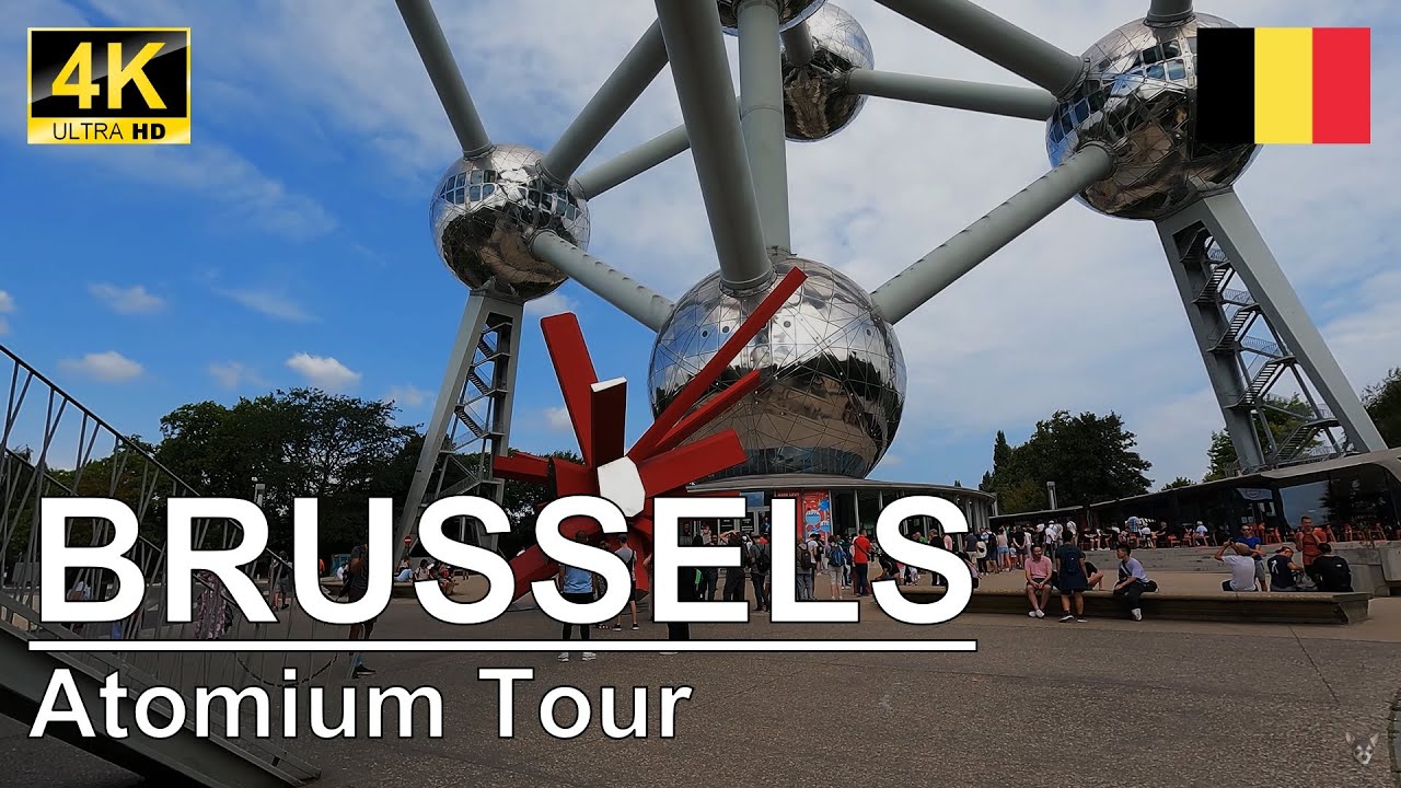 4K What's inside the Atomium in Brussels, Belgium? | Walking Tour