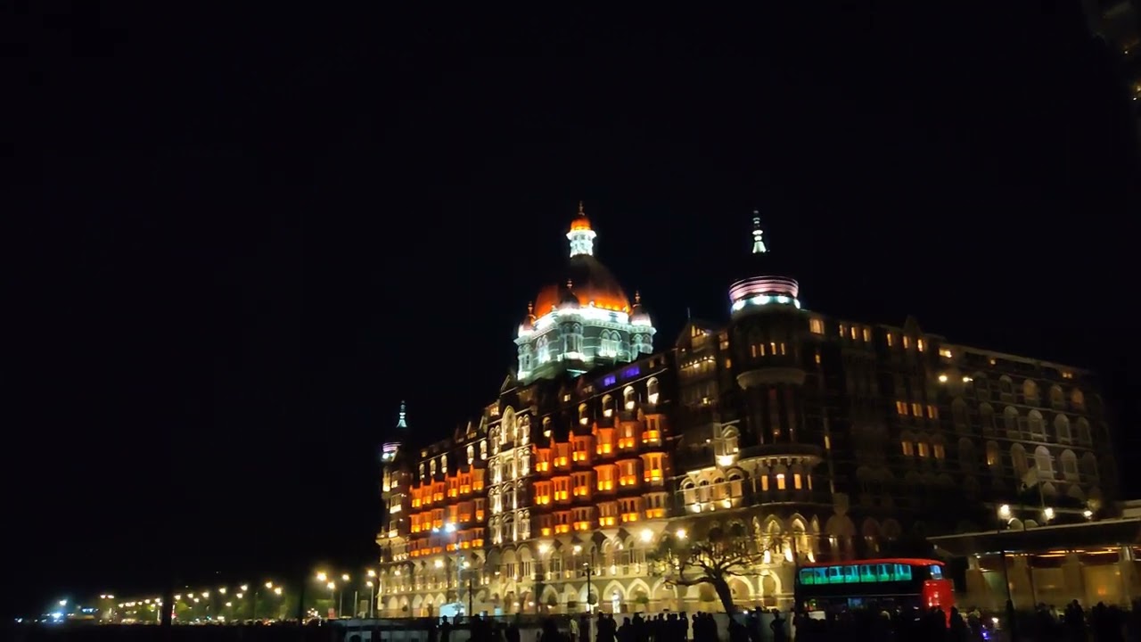 #Mumbai Taj Hotel & Gateway Of India.#Night View😍
