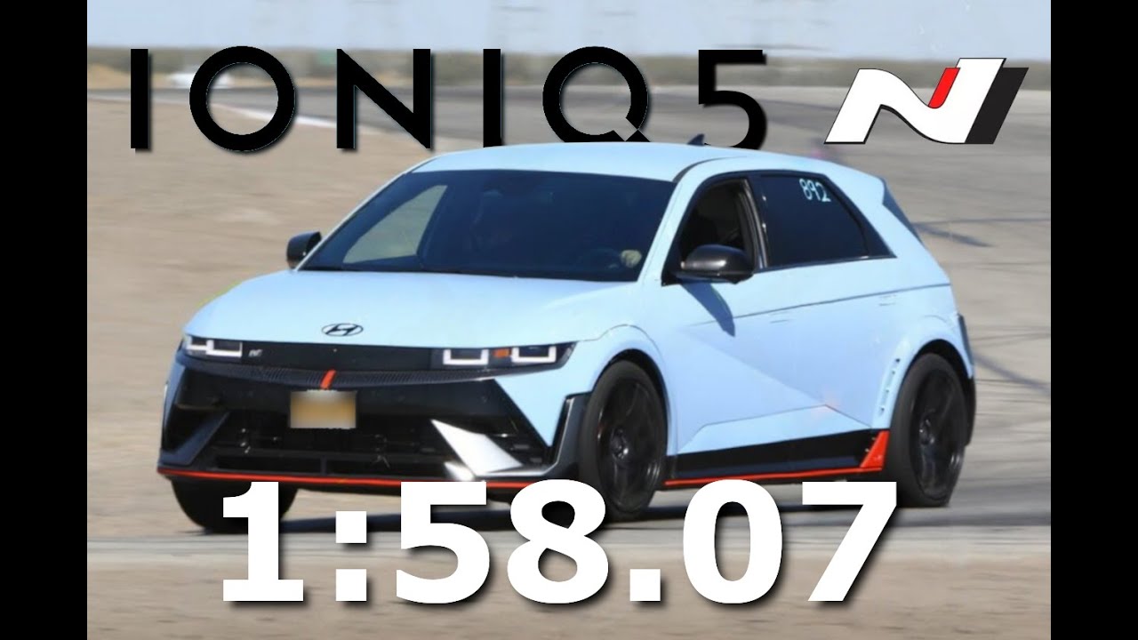 Buttonwillow Raceway Track 13CW Hyundai Ioniq 5 N 1:58.07
