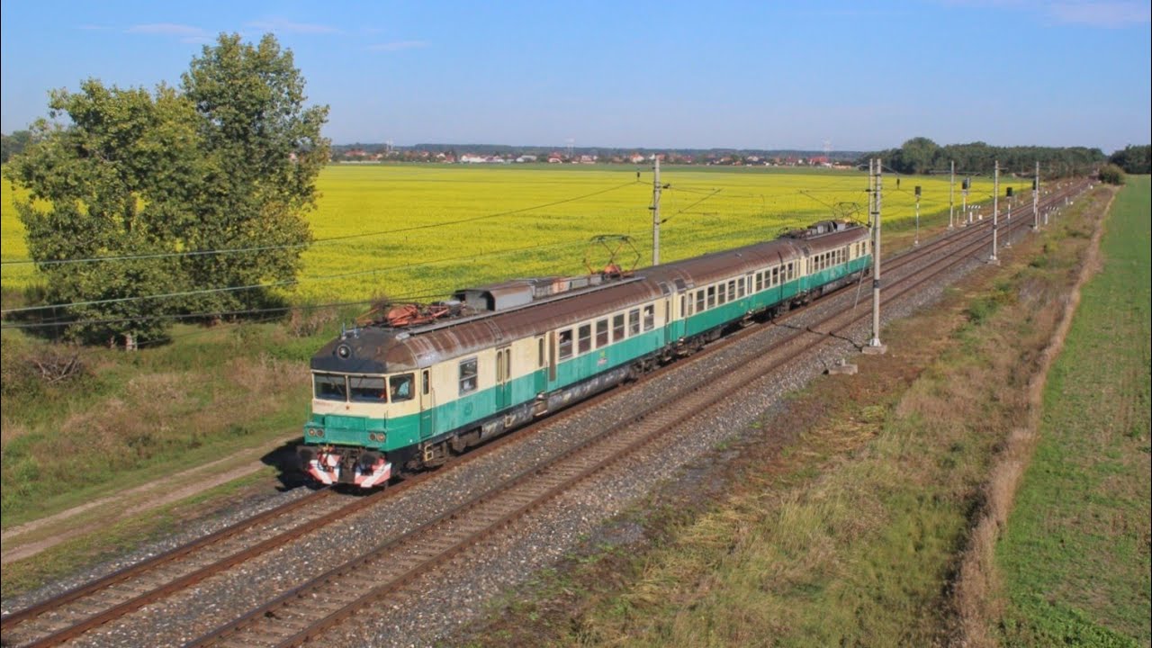 S pantografem 460.079 a 460.080 okolo Nymburka