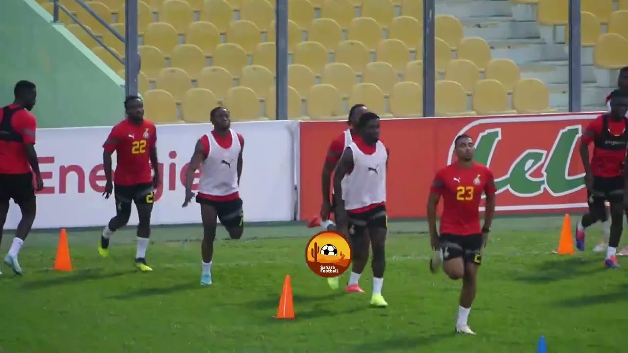 GHANA VS SUDAN- BLACK STARS FINAL TRAINING SESSION