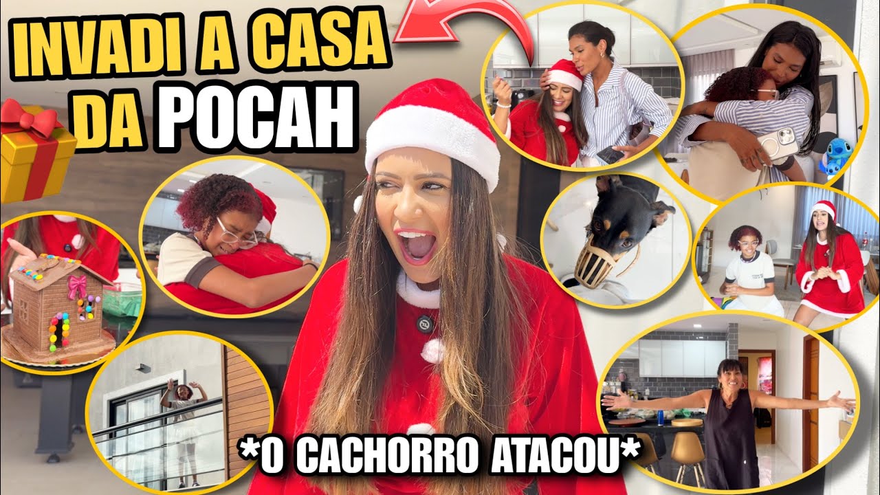 INVADI A CASA DA POCAH E FUI ATACADA! 😱 *JAQUE NA MINHA CASA especial de NATAL* 😭❤️🎁