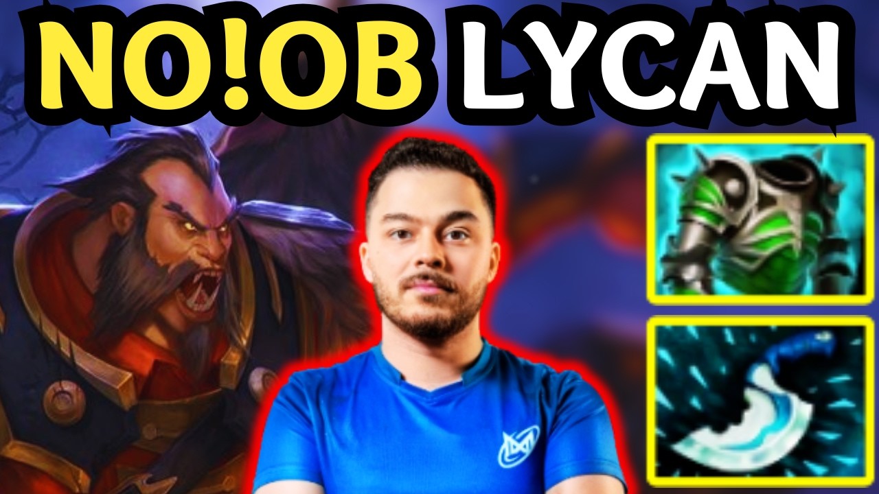 🔥 No!ob LYCAN Mid &mdash; UNSTOPPABLE Push & Damage 🔥 Dota 2 Mid