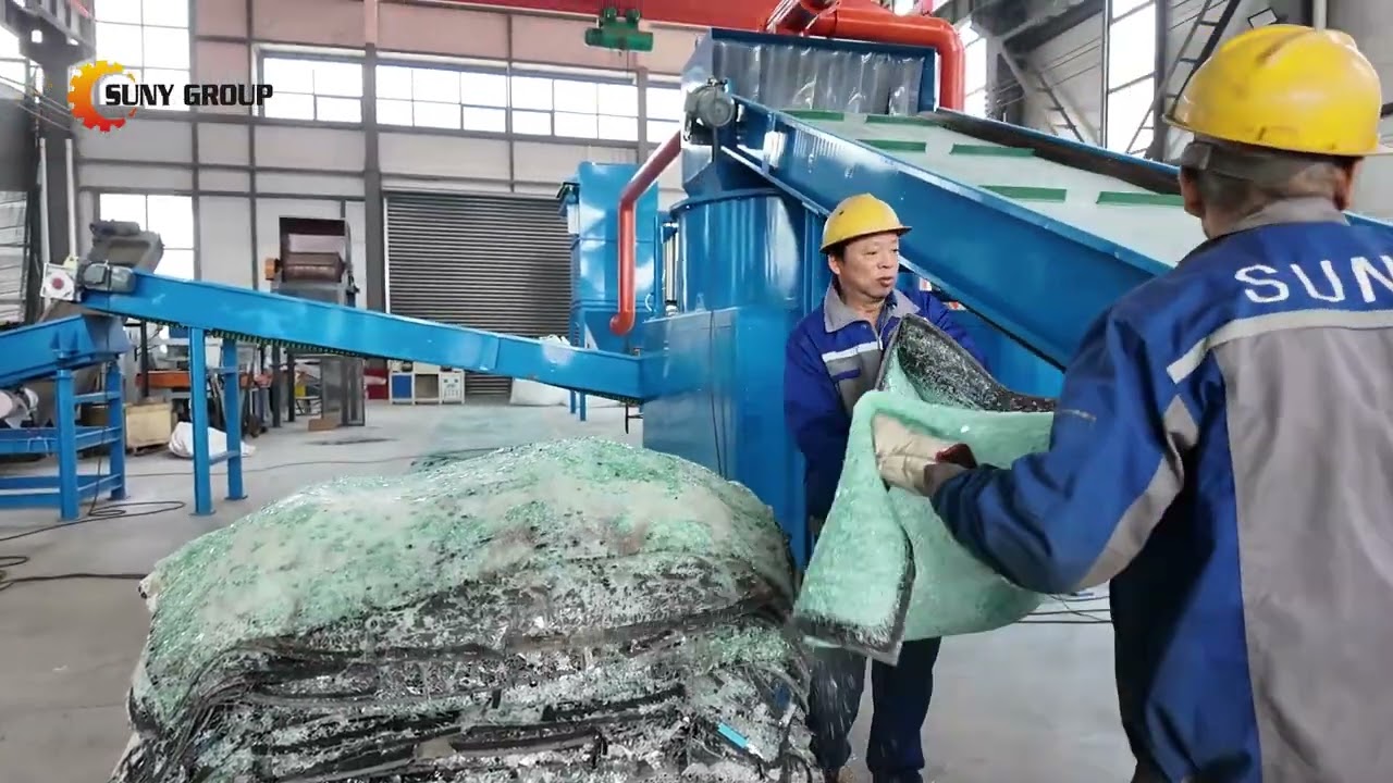 How to Recycle Laminated Glass: Windshield & Building Glass Separation Machine