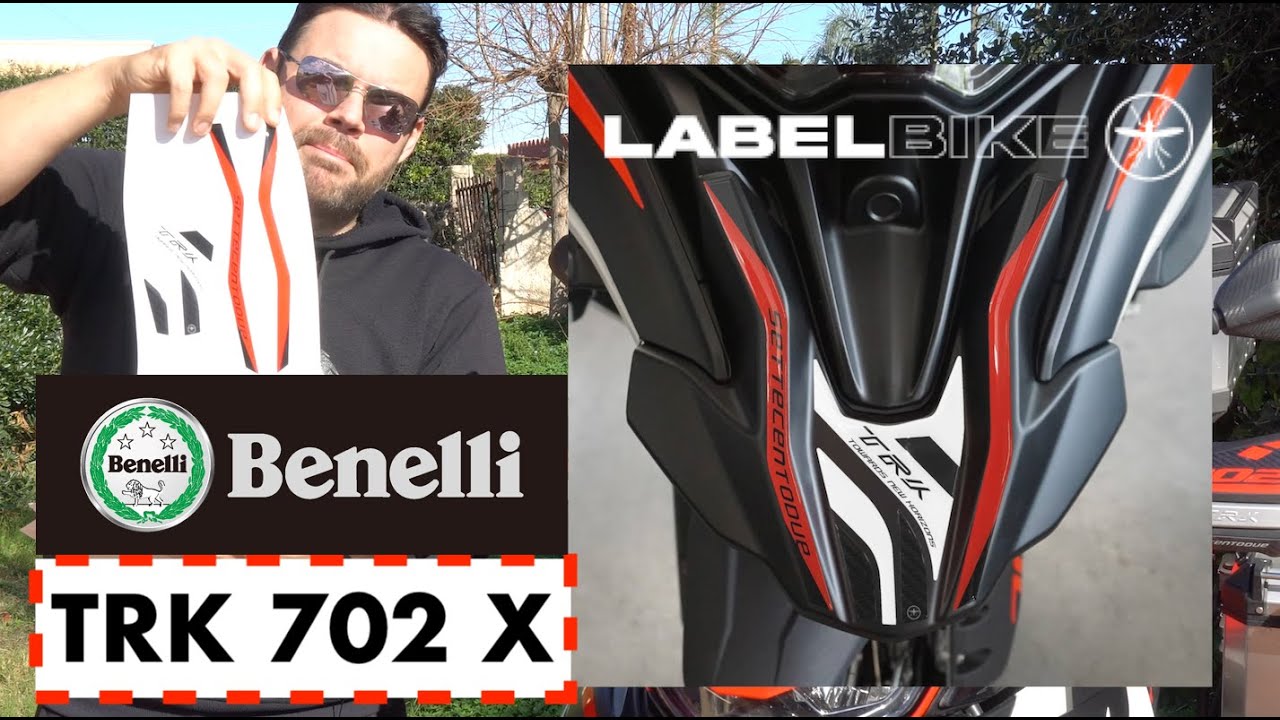 TRK 702X - Video 4 - ADESIVI RESINATI LABEL BIKE pt 2