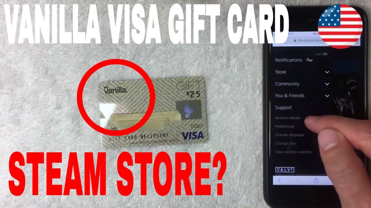 ✅  Can You Use Vanilla Visa Gift Card On Steam Games 🔴