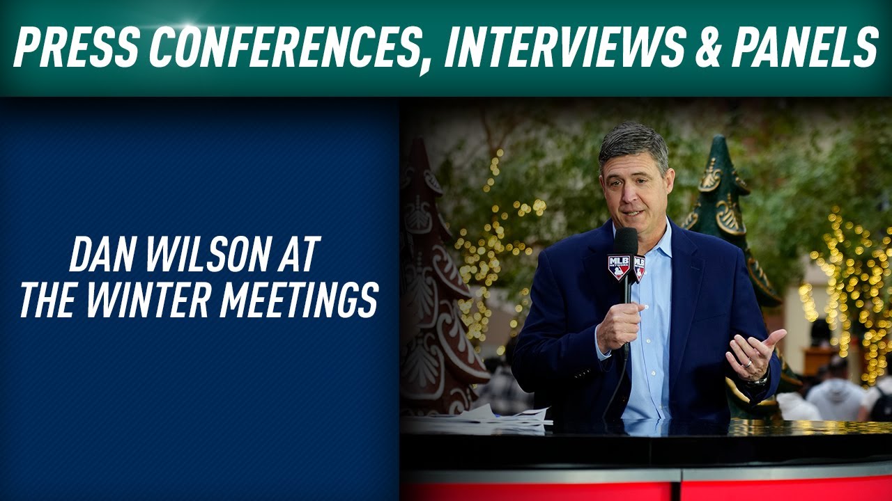 Mariners Manager Dan Wilson Joins MLB Network at the Winter Meetings