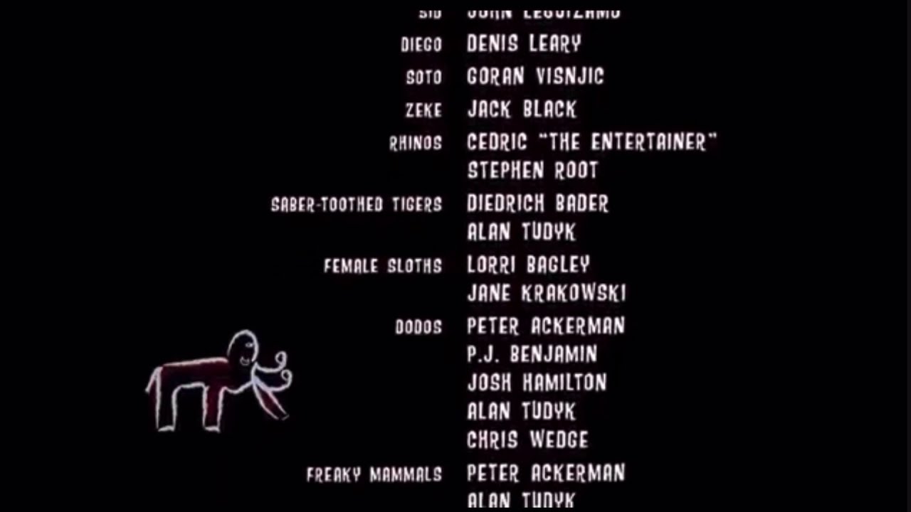 The Simpsons Theater Ice Age End Credits