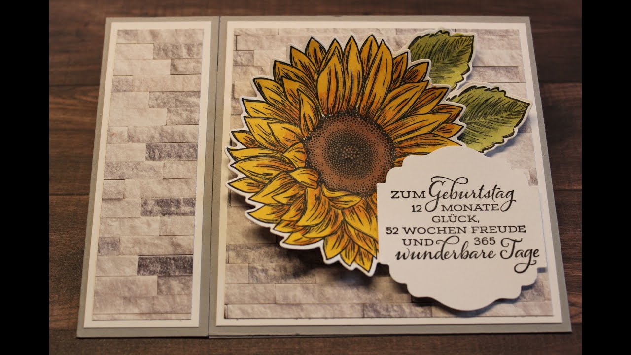 Ziehkarte mit Stampin`UP! Produkten