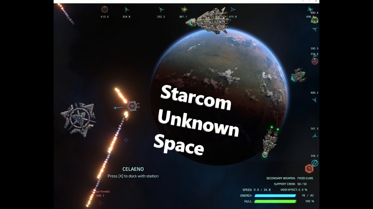 Get faster cannon reloads in Starcom Unknown Space, Ep.4