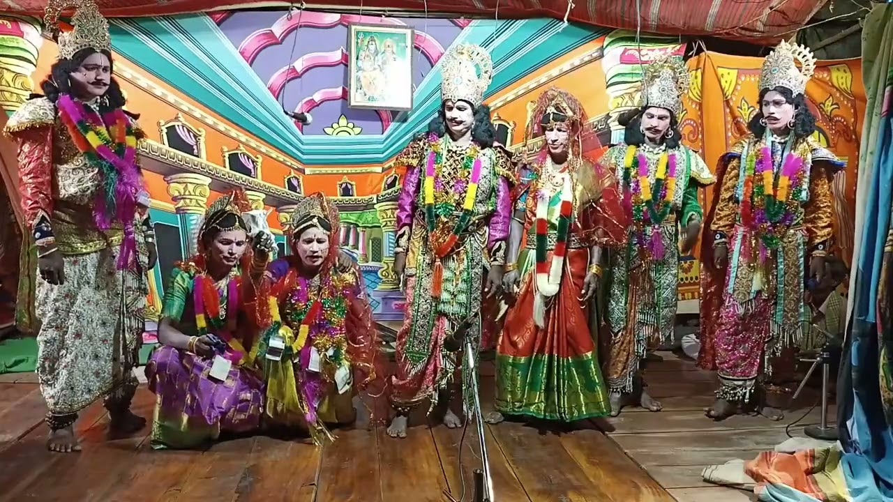 aadapilla anjamma vedi natakam  3 వరోజు 3 వభాగం గ్రా. తిమ్మయపల్లి మం. నవాబుపేట జిల్లా. మహబుబ్‌నగర్