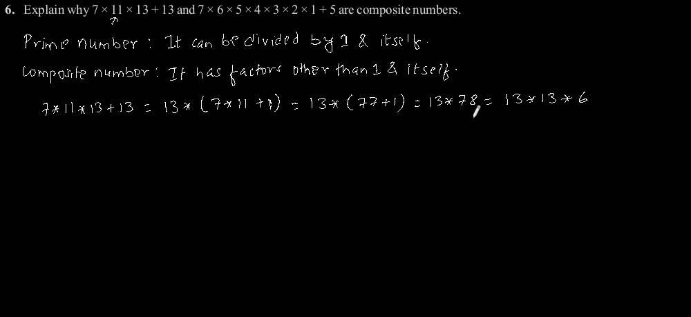 CBSE Class-10 Maths NCERT solution - Real Number - Exercise 1.2 - Problem 6