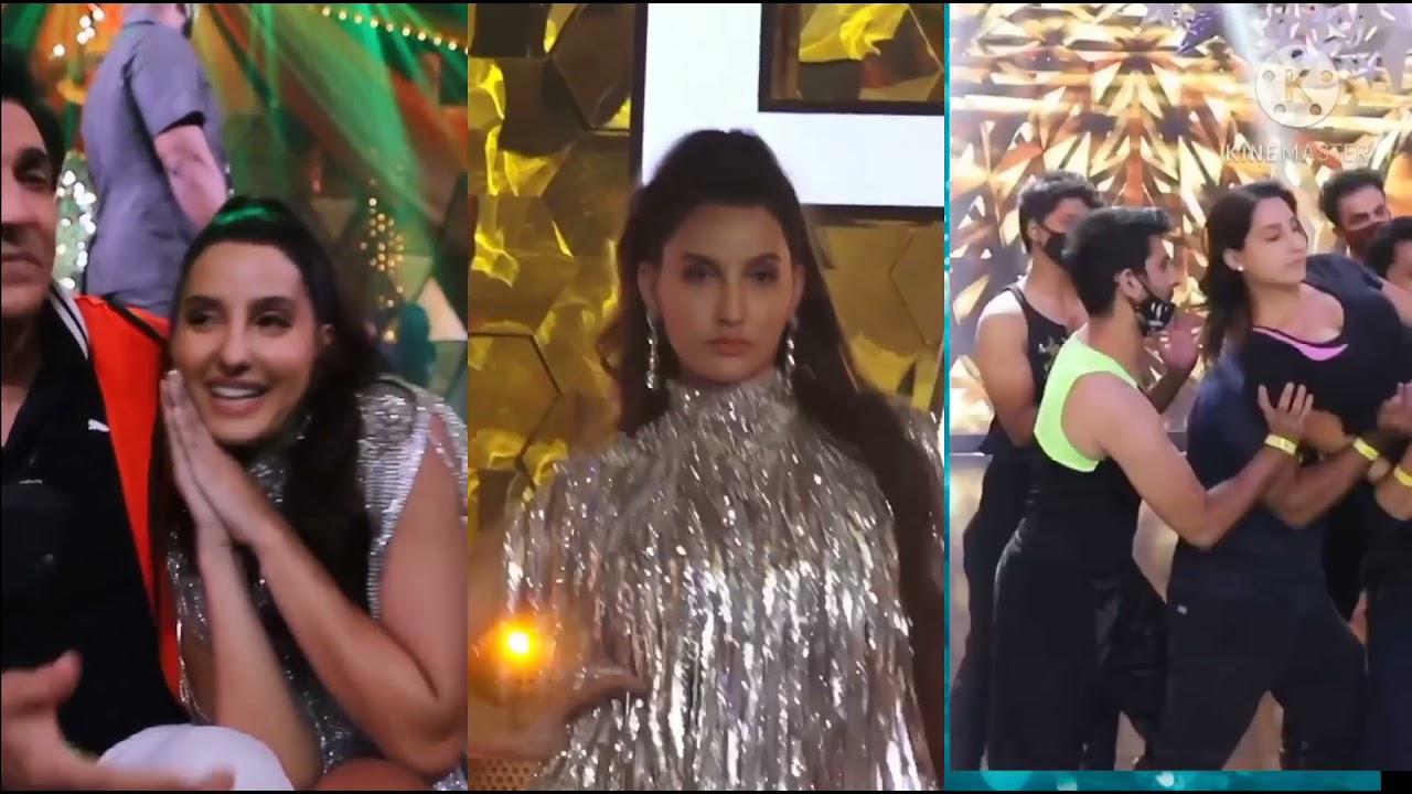 noora fatehi hot dance rehearsal in  filmfare 2021