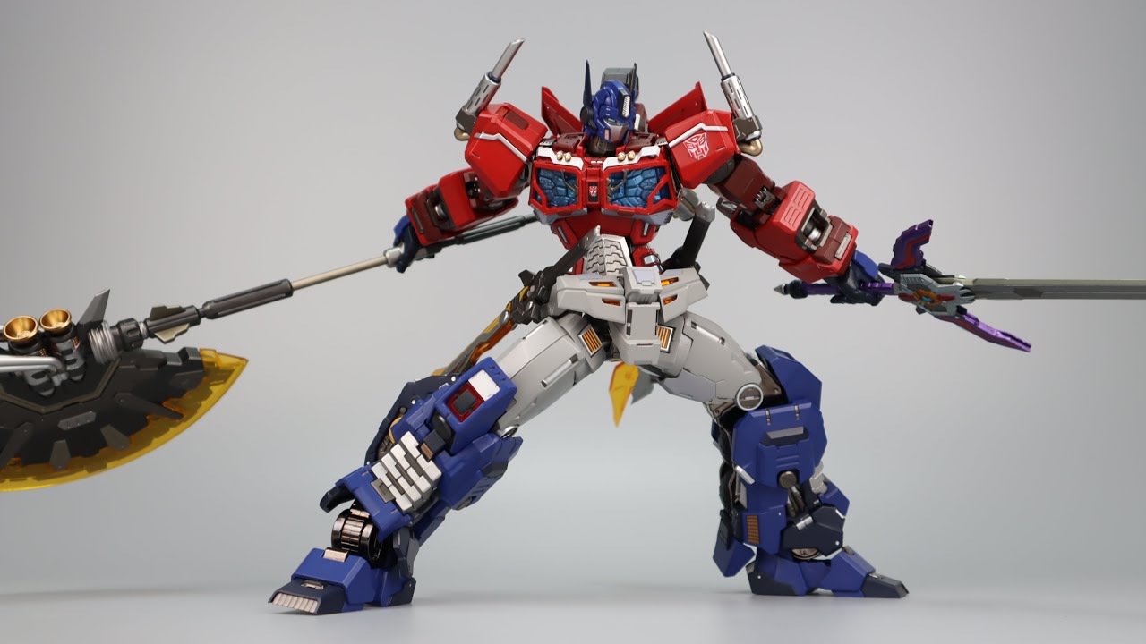 【开盒分享】MC肌肉熊 擎天柱Optimus Prime 合金成品Metal Frame