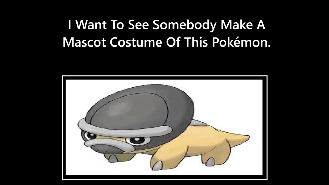 I Want To See Somebody Make A Mascot Costume Of Shieldon Request 