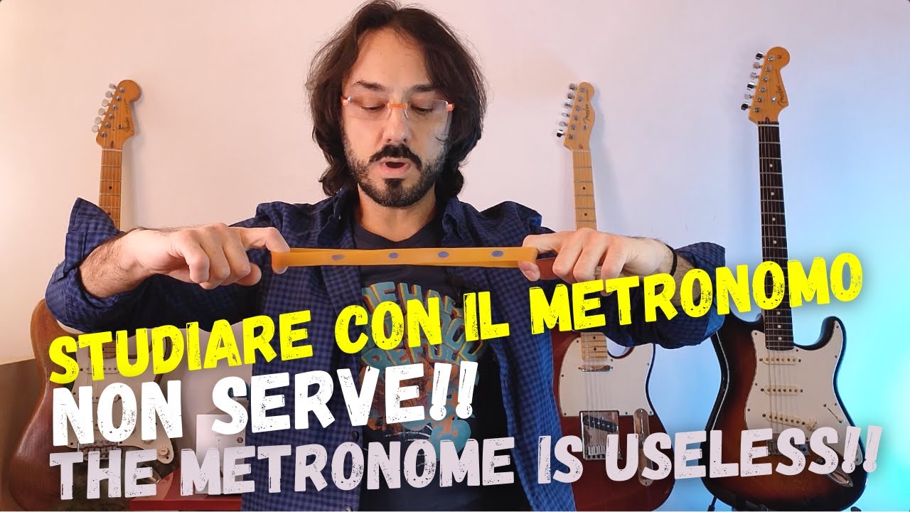 Come suonare la chitarra a tempo? Serve veramente studiare con il Metronomo?