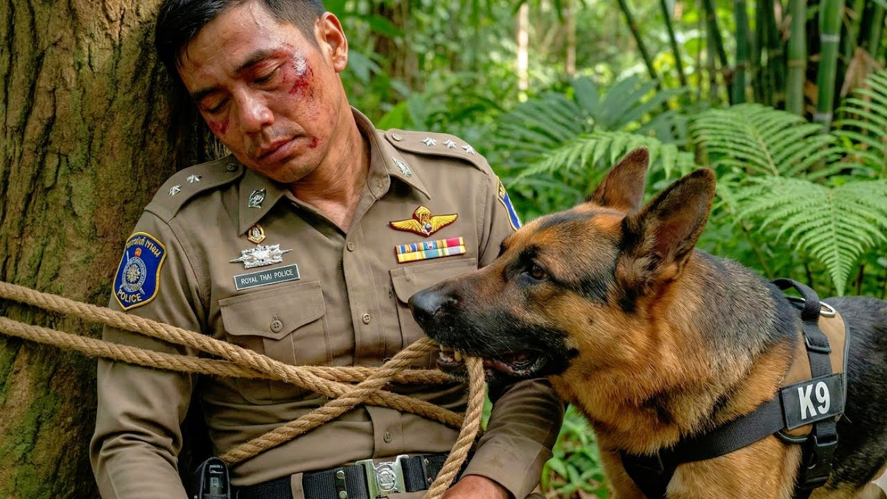 ช็อกทั้งพื้นที่! สุนัขตำรวจพบเจ้าหน้าที่ป่าไม้ถูกมัด การกระทำต่อมาทำทุกคนอึ้ง