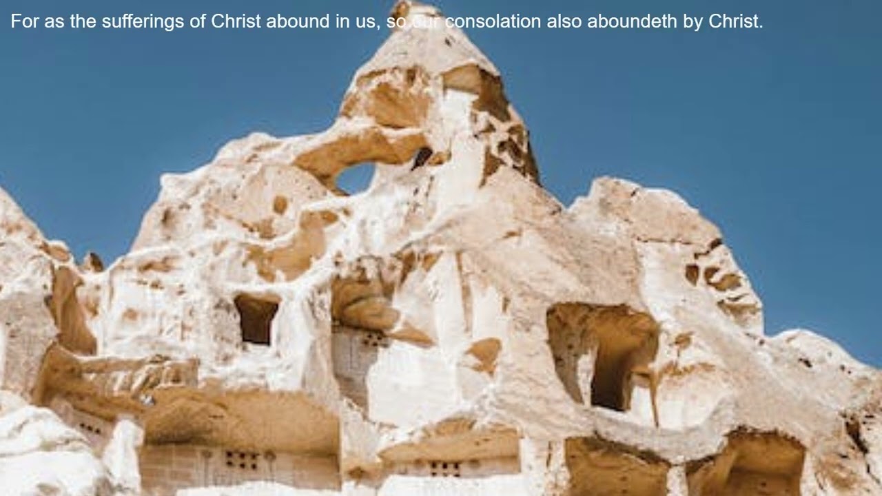 With Christ in a cave by Pastor Stefan Ras, Grace Baptist Church, Kabega Park, Port Elizabeth