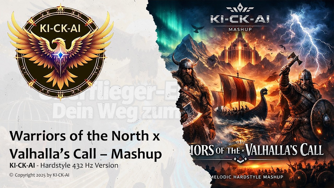 KI-CK-AI – Warriors of the North x Valhalla’s Call – 432 Hz | Epic Melodic Hardstyle Mashup