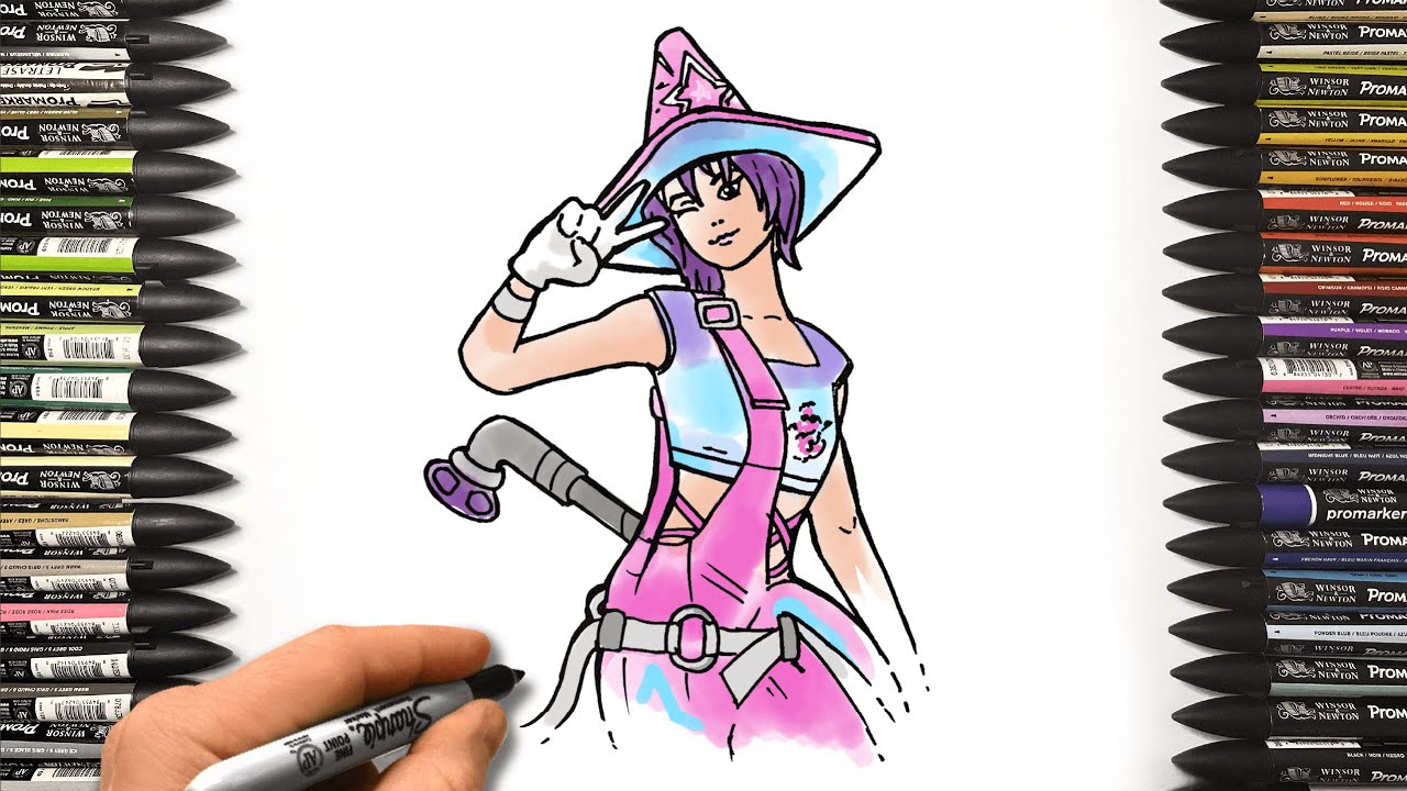 Draw Joss from Fortnite Lawless | Drawing Tutorial  