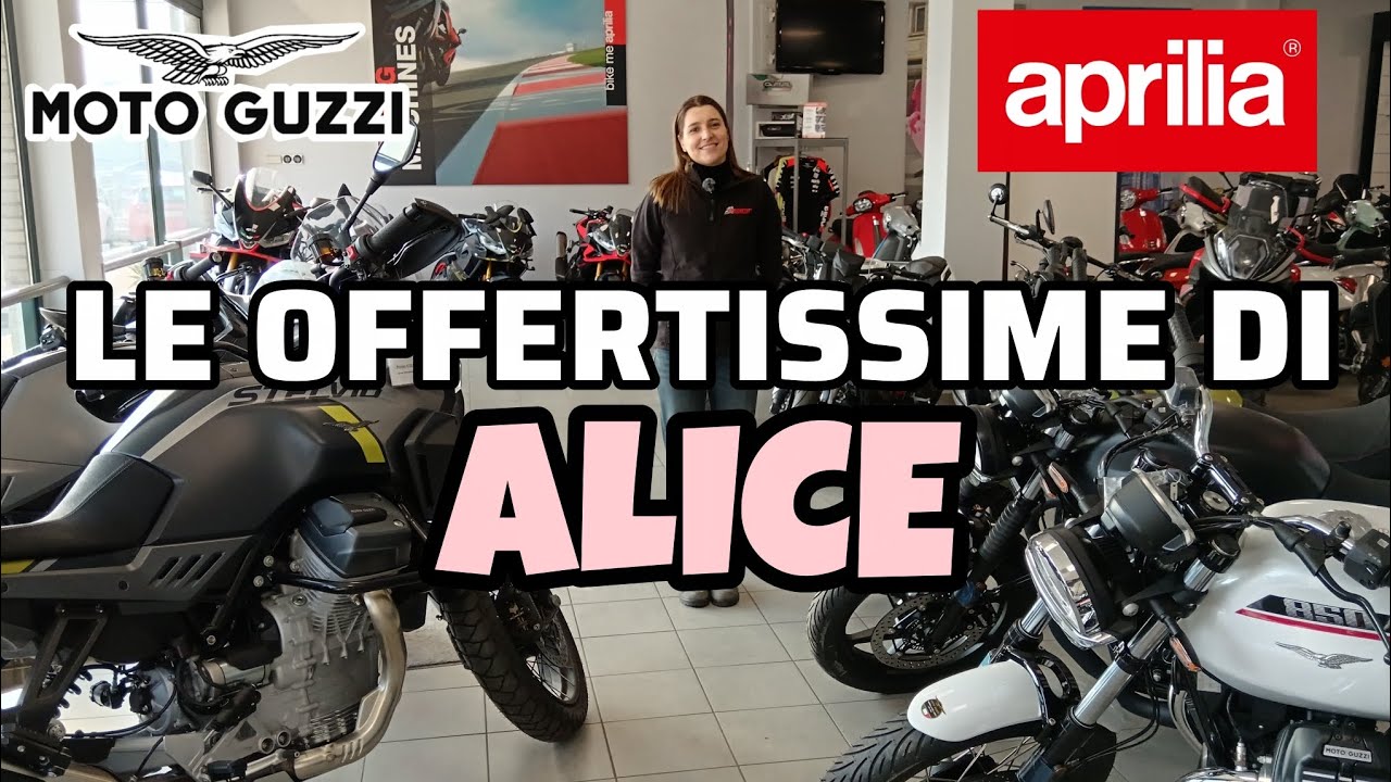 CHIMOTO APRILIA E MOTO GUZZI: LE OFFERTISSIME DI ALICE.