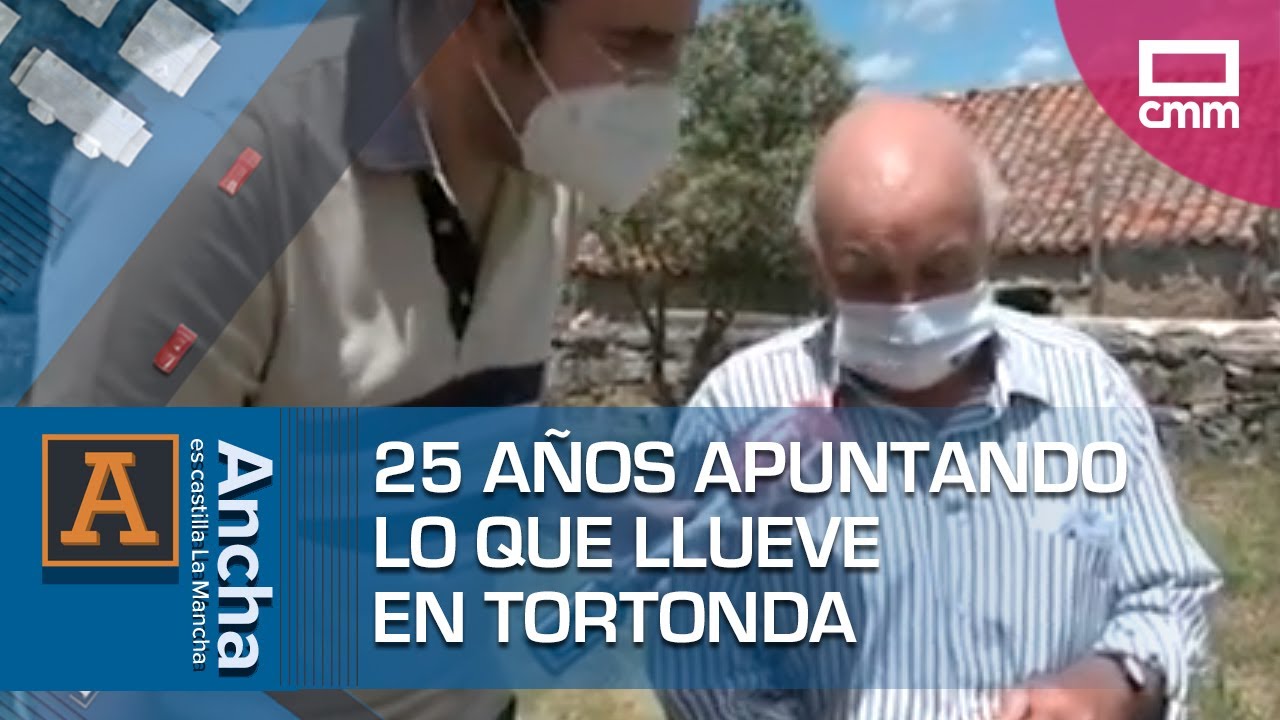 25 años apuntando lo que llueve en Tortonda