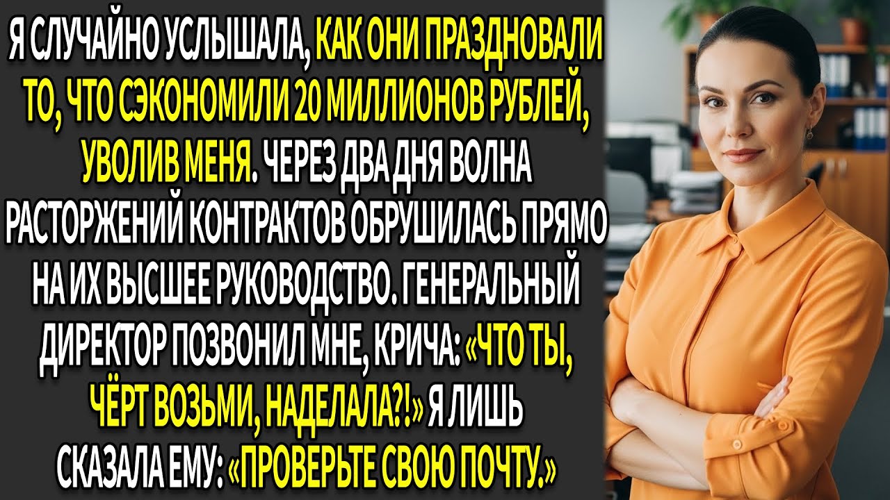 😐 Меня уволили, посчитав «бесполезной обузой»—💰и я заставил их заплатить миллионами рублей… 📉