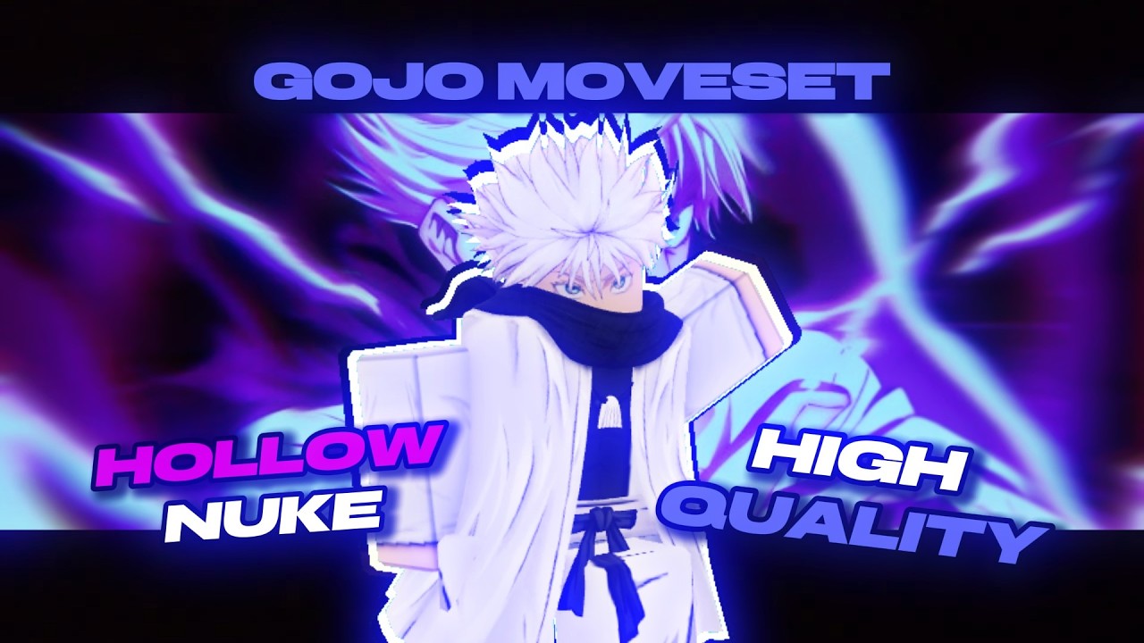 HIGH QUALITY GOJO MOVESET + CODE | [JJS SKILLBUILDER] #jjs #skillbuilding #tsb #roblox